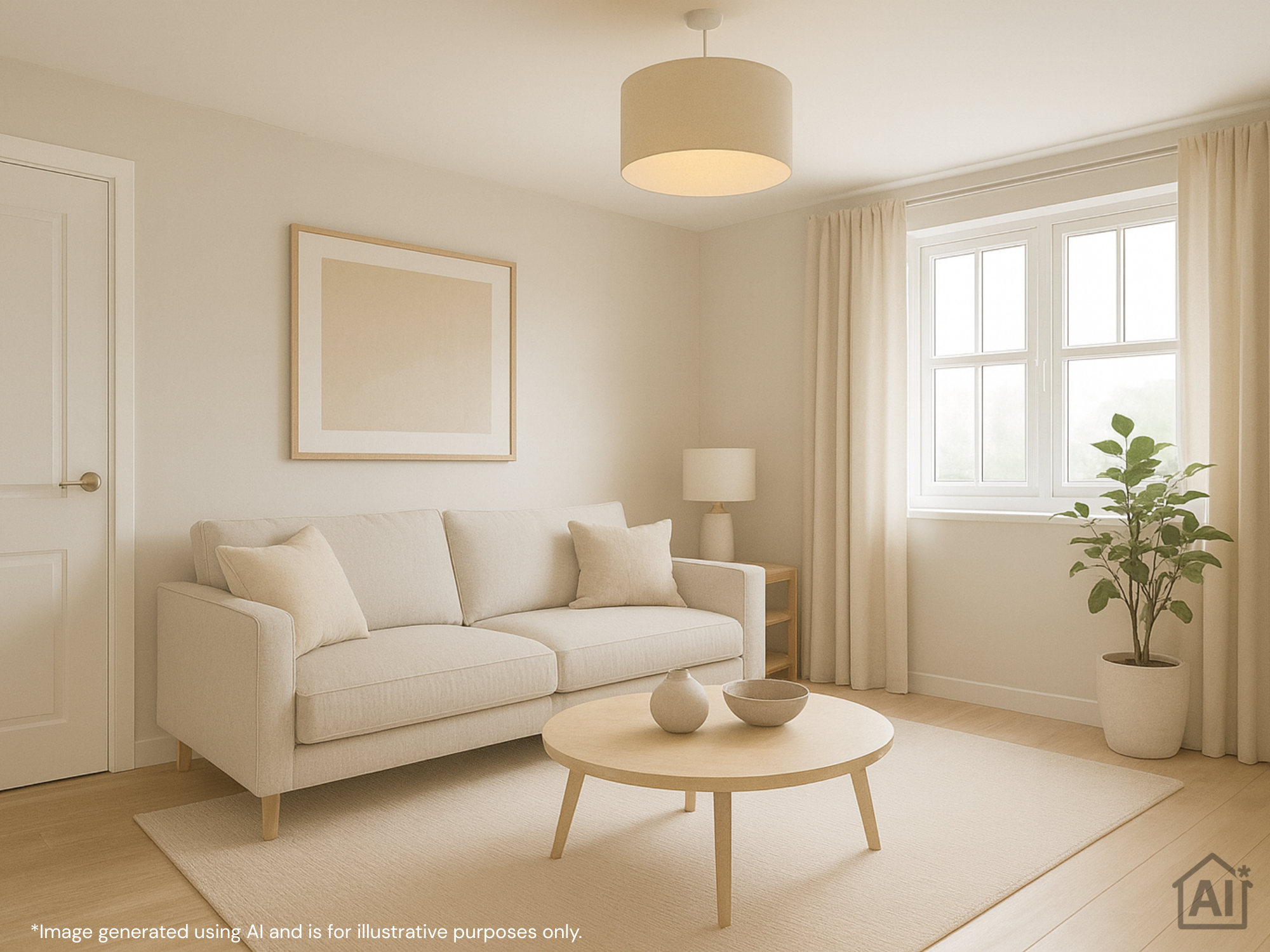 Buckley Place AI image - Living room