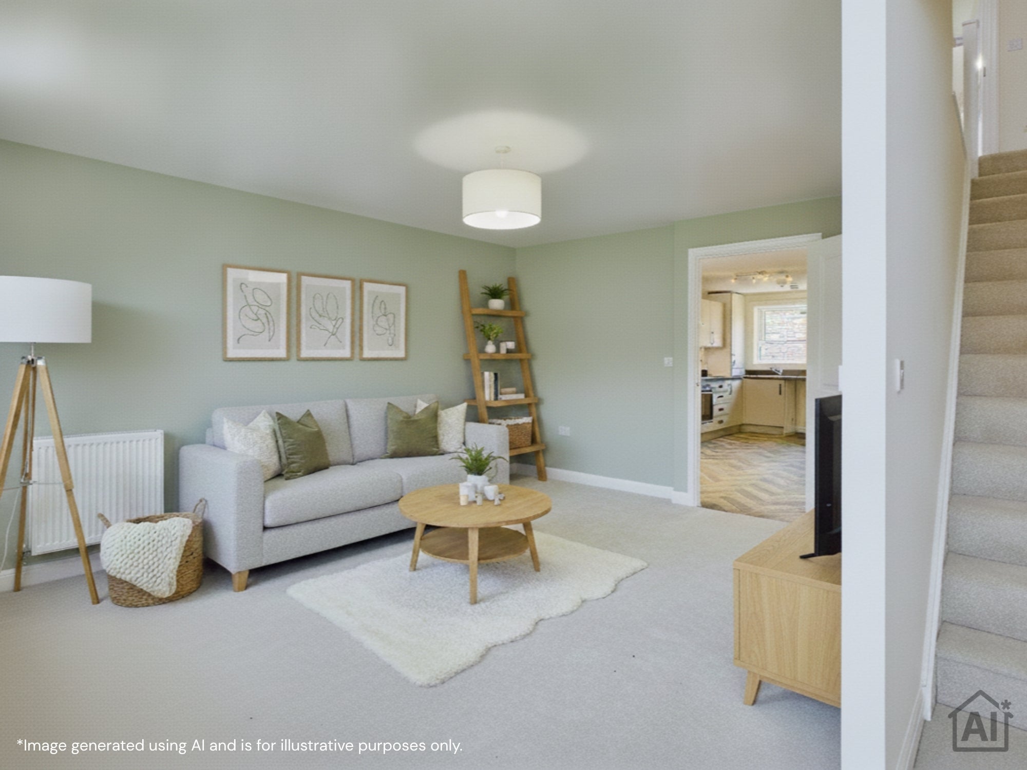 SNG at Wichelstowe - living room AI interior