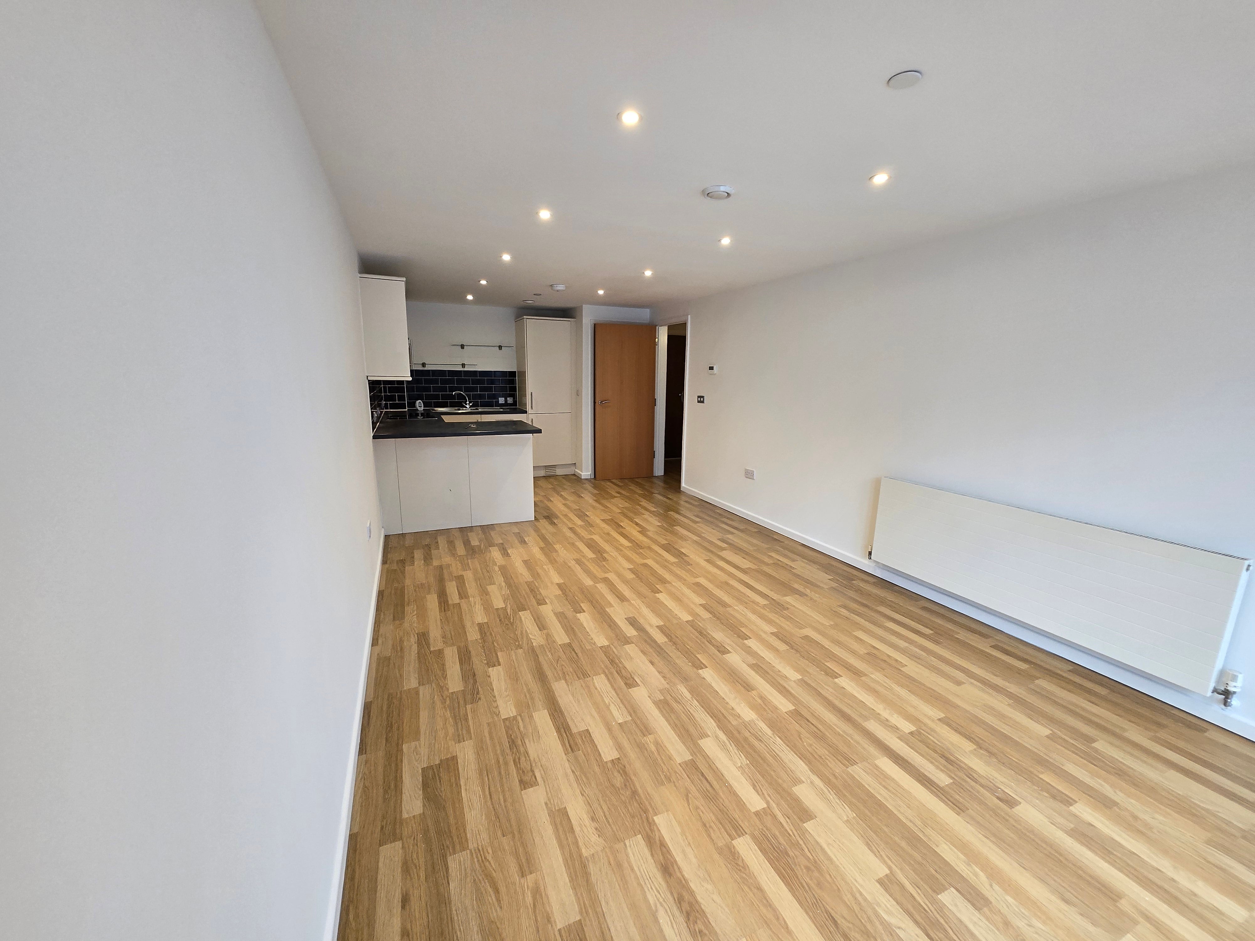 Living and kitchen area