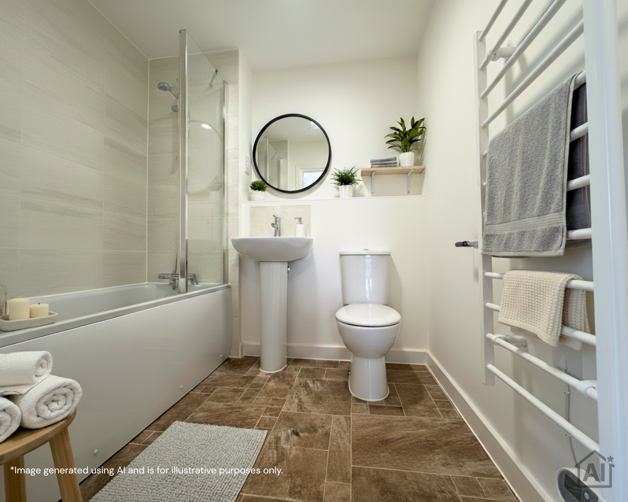Brooklands Park AI interior bathroom