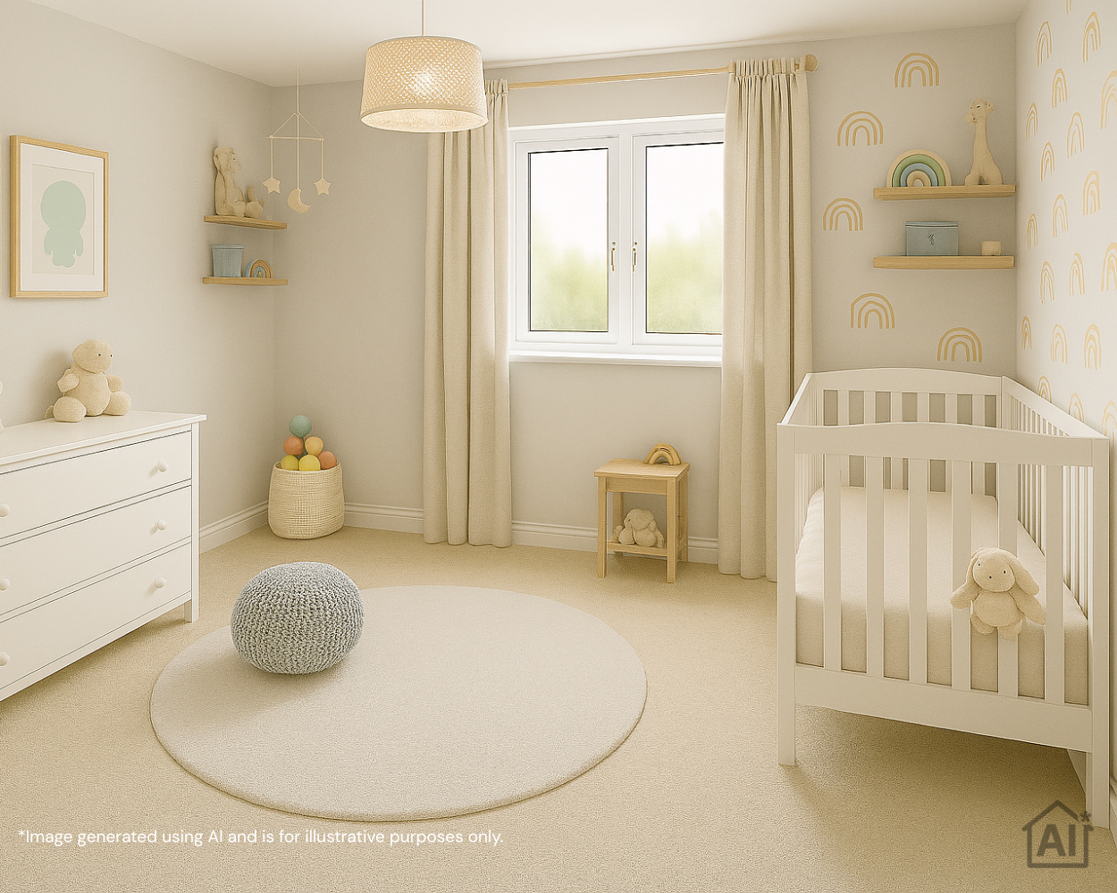 Buckley Place AI image - bedroom