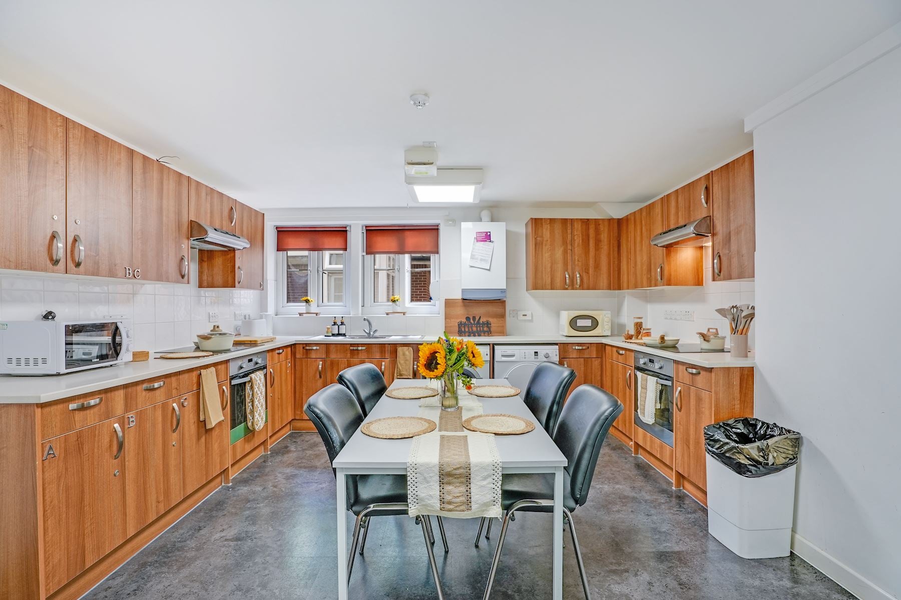 Shared kitchen at Hill House