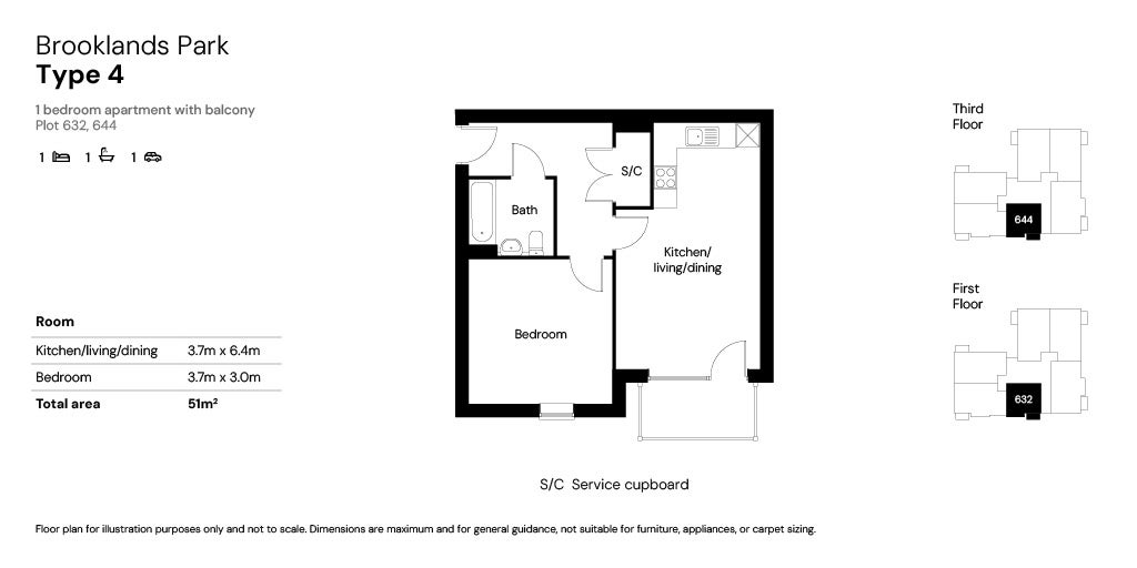 Floor plan 632 & 644