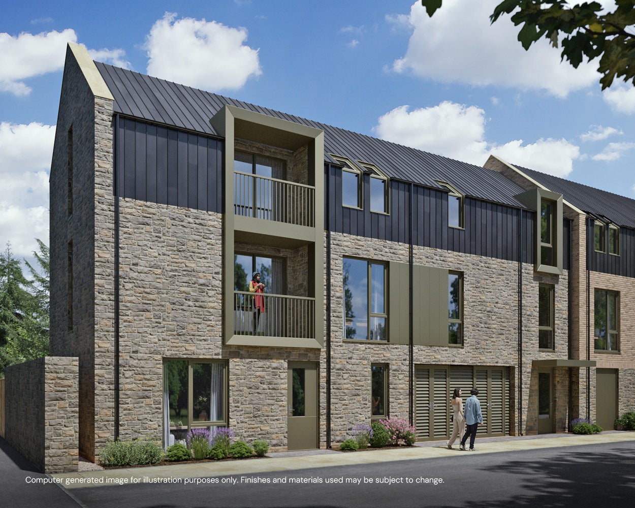 Pavilion Heights apartment block CGI