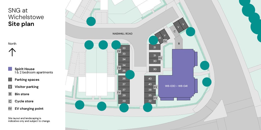 SNG at Wichelstowe - apartment site plan