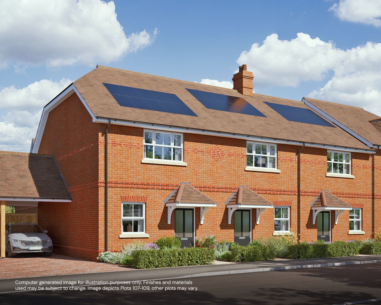 SNG at Winterbrook - The Cholsey CGI – 2 bed homes (Plots: 107, 108, 109 & 116)