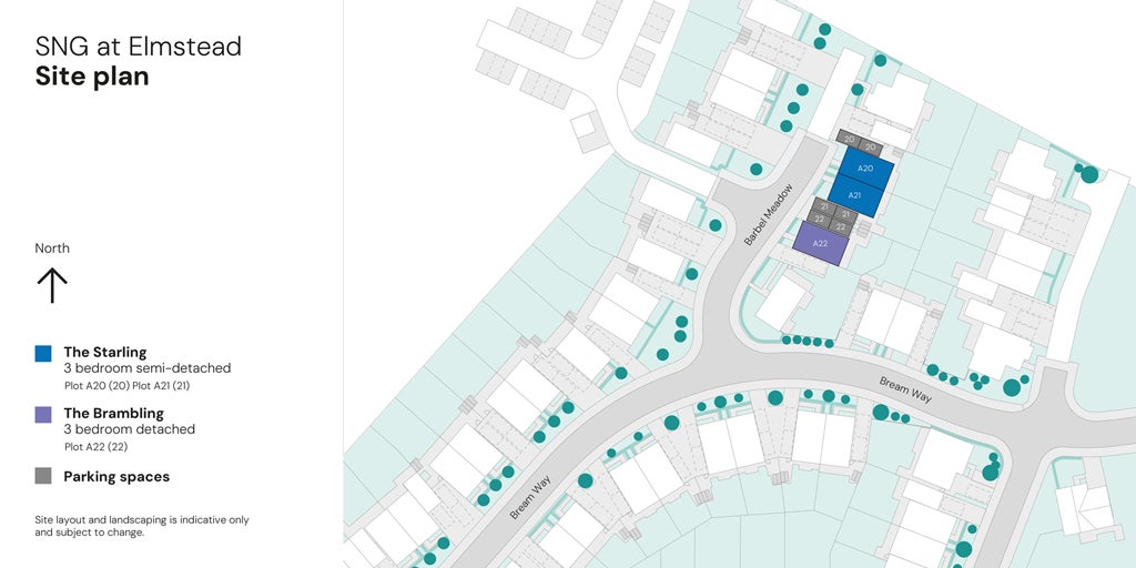 SNG at Elmstead - A20 - A22 site plan