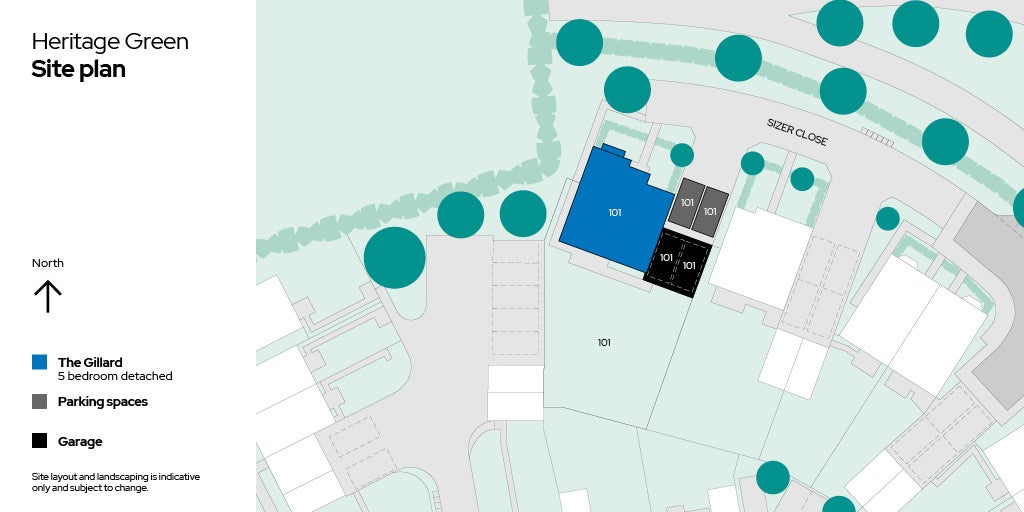 Site plan plot 101