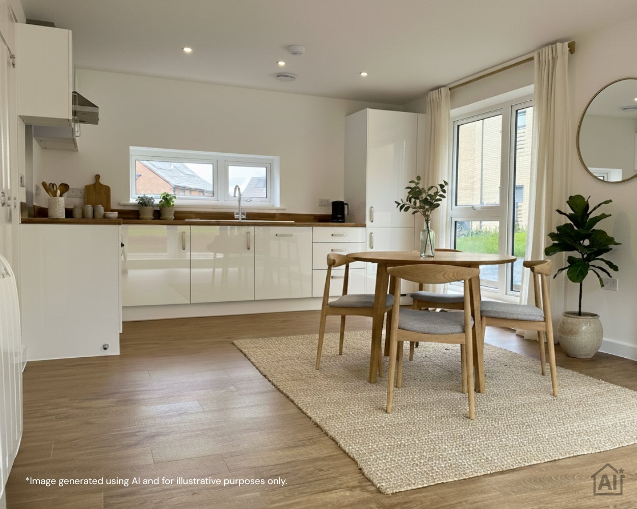 Brooklands Park AI interior 2 bed