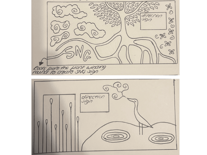 Part 2 of Unagh Feaver's mural submission.
