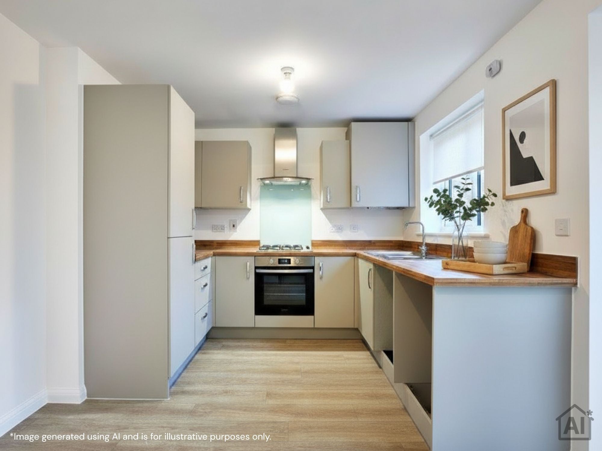 SNG at Emmer Green Drive - AI interior kitchen