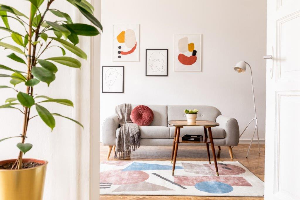 Stock living room image