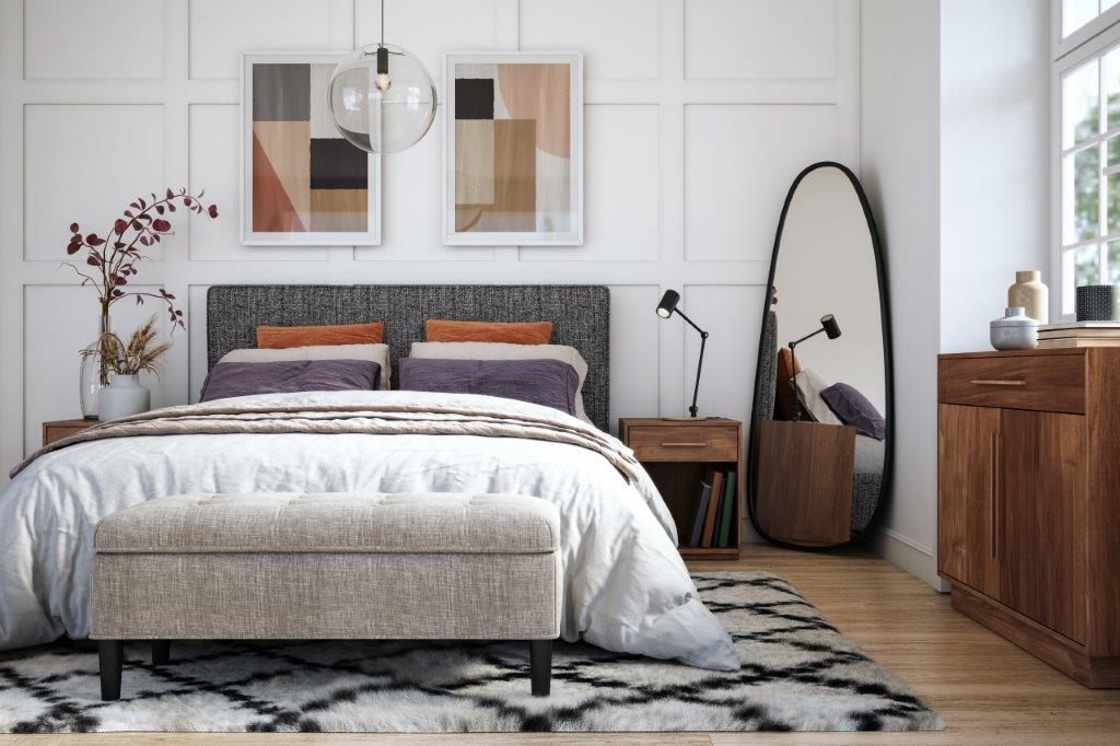 Stock image bedroom