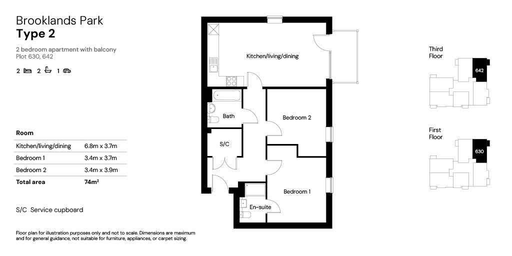 Floor plan 630 & 642