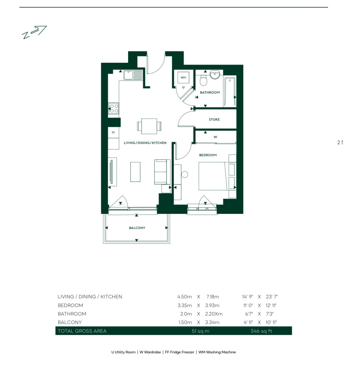 69 Tavener House floorplan