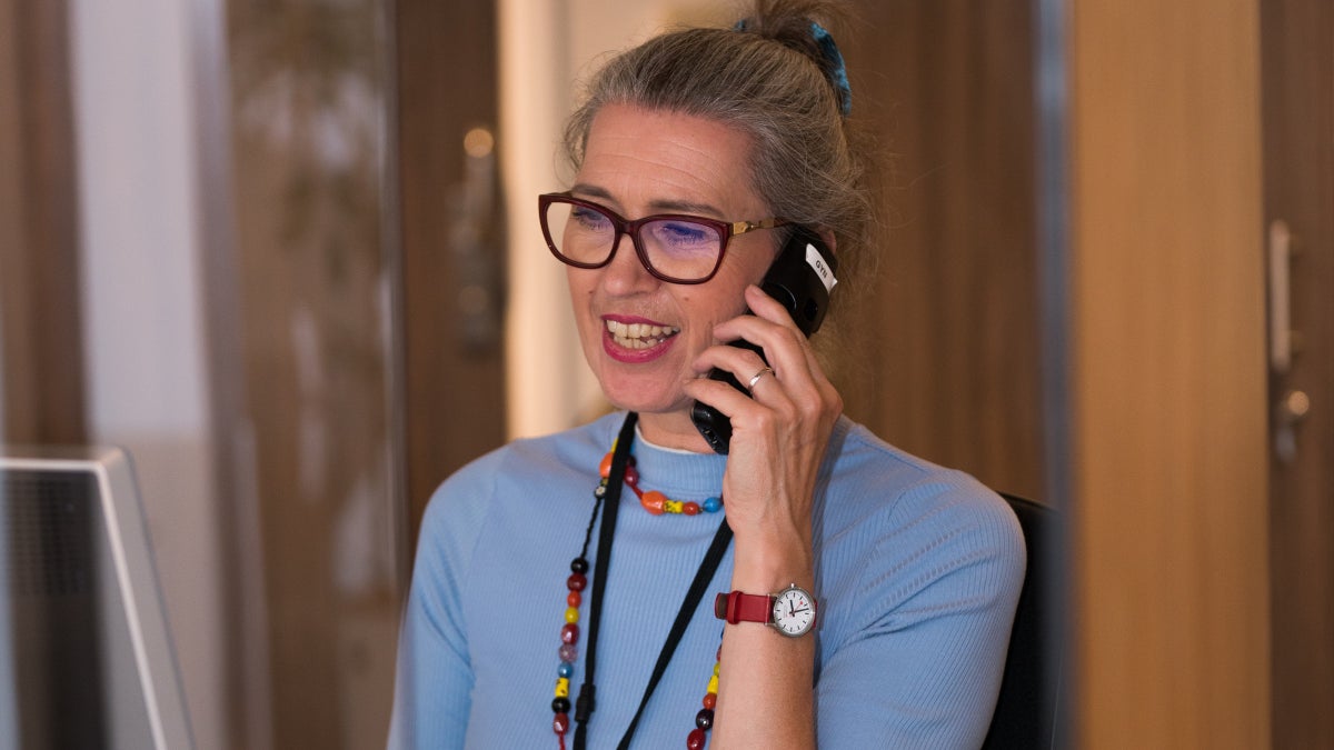 bellende baliemedewerker