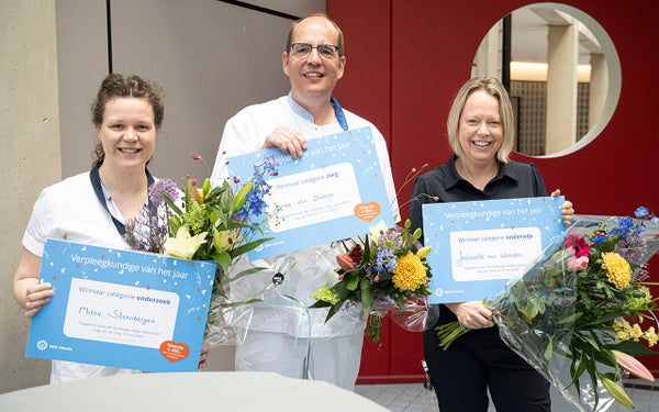 Winnaars van de Verpleegkundige van het jaar competitie