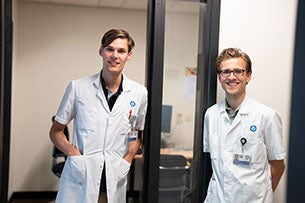 Lucas Hoes en Pascal Burger uccsmart  voorlichting