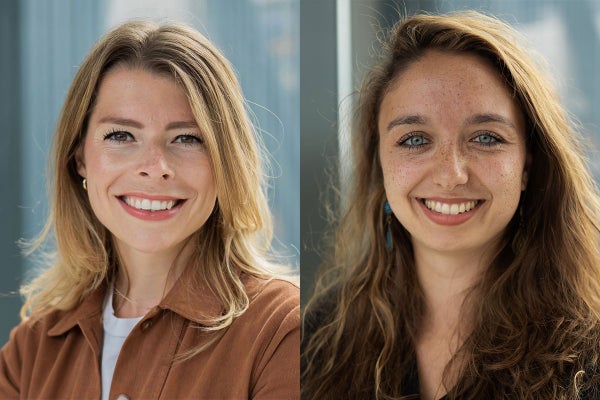 Eline Lust en Kim Bronsgeest