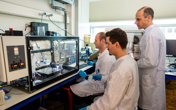 Biofabrication Jos Malda, Lennar Spauwen en Gabriel Größbacher