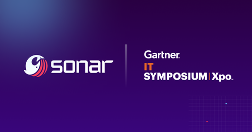 Image for Sonar to Present at Gartner IT Symposium/Xpo