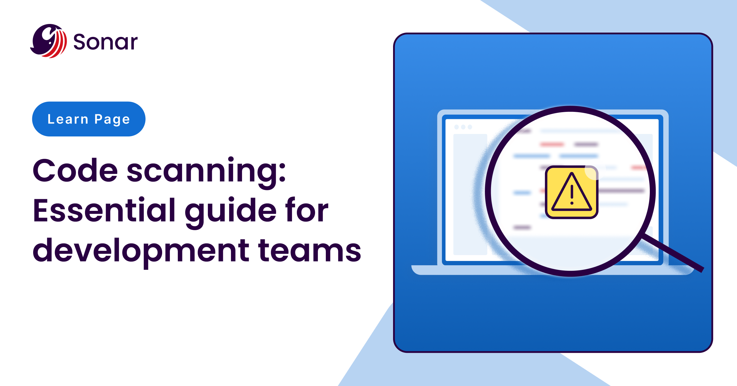 Code scanning: Essential guide for development teams | Sonar