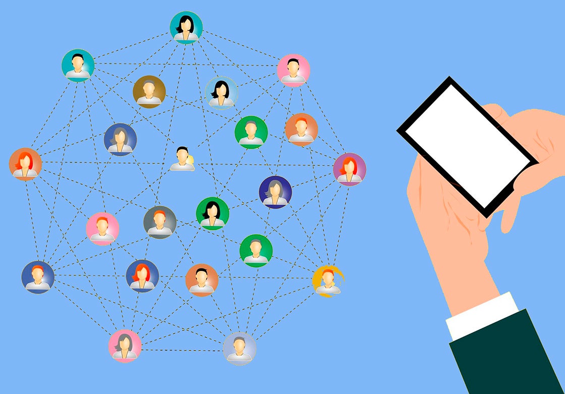 Illustrazione vettoriale network organizzazione