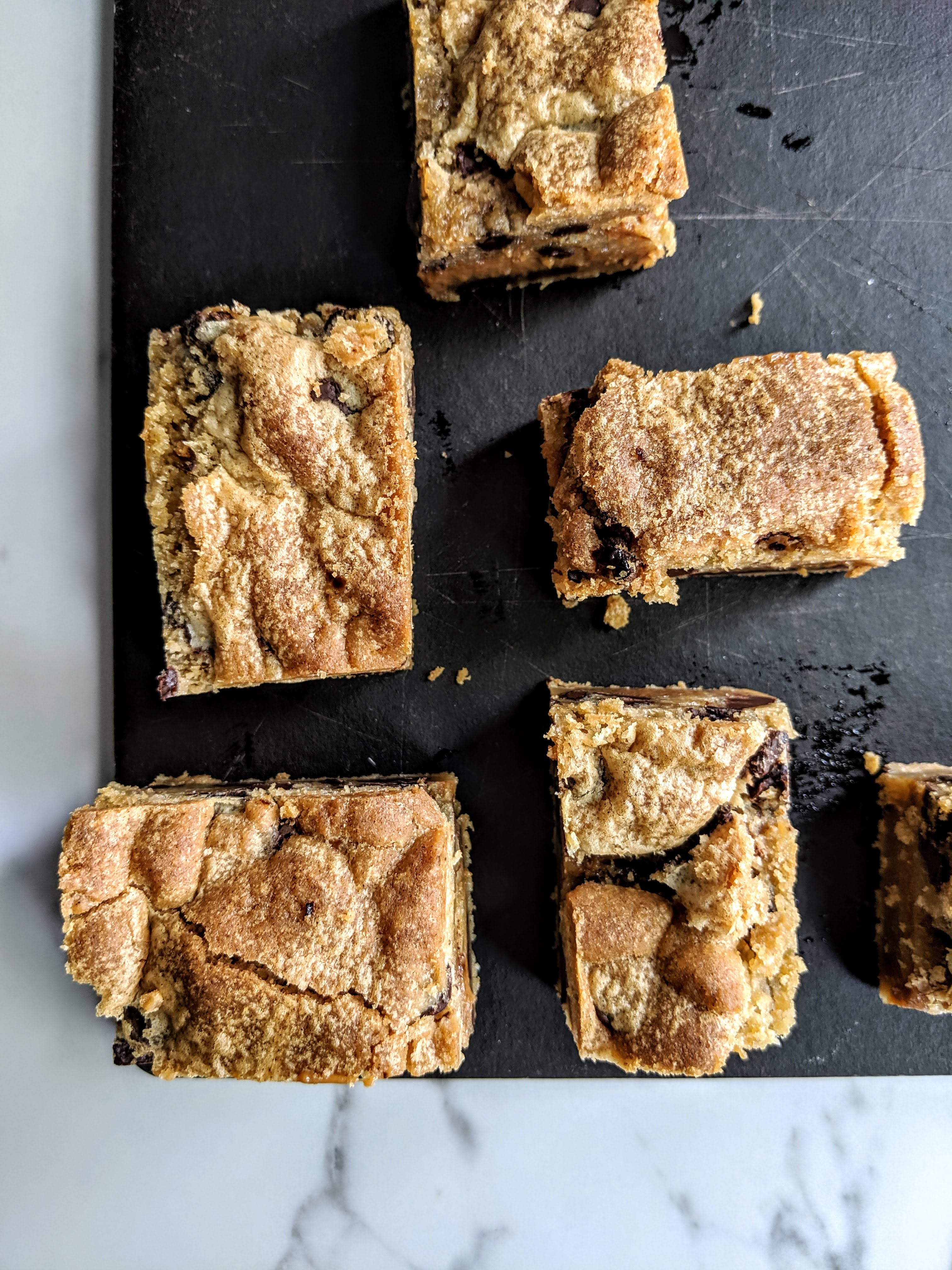 Salted Caramel Cookie Traybake Baking Mad