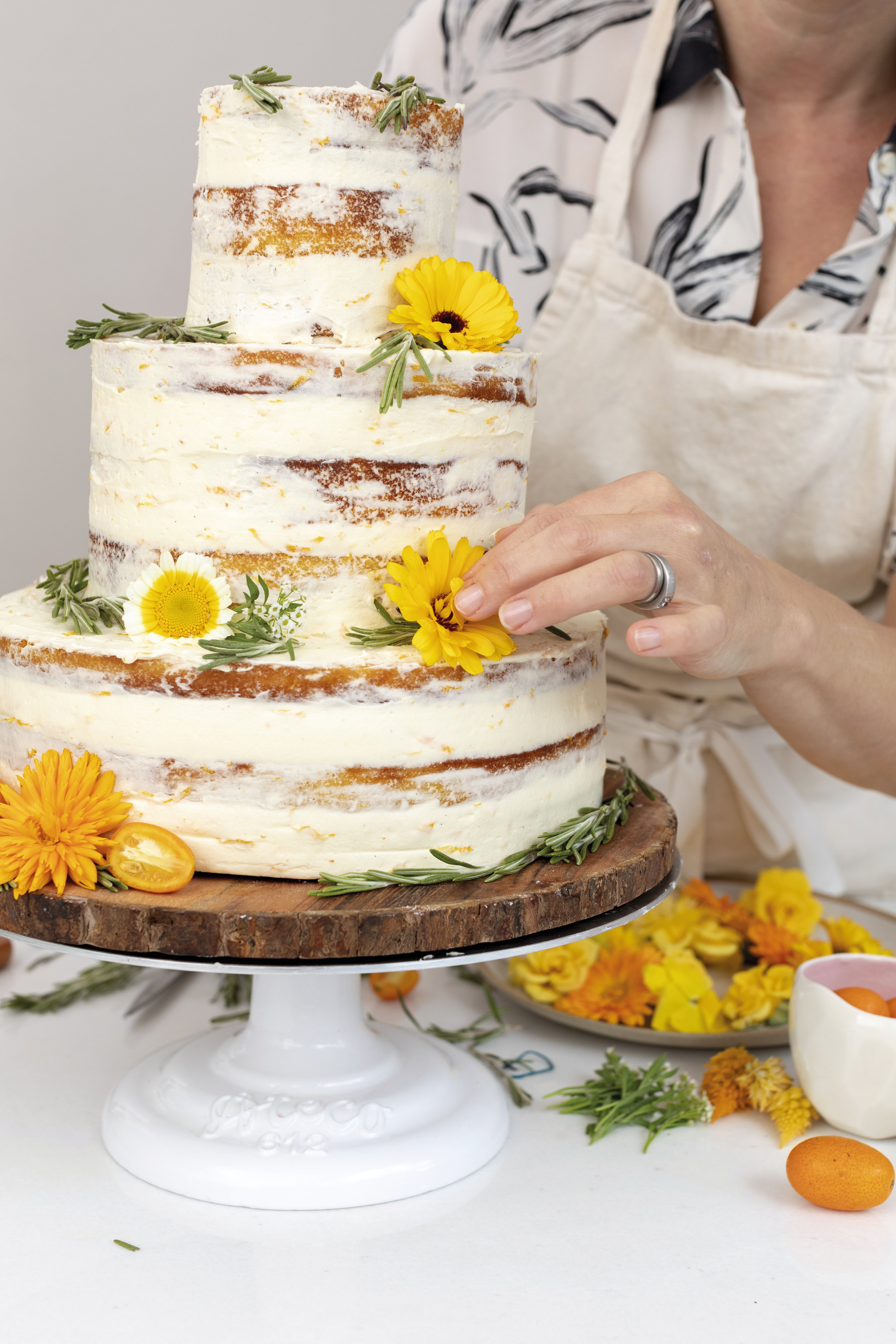 Food Lust People Love: Almond Wedding Cake #BundtBakers