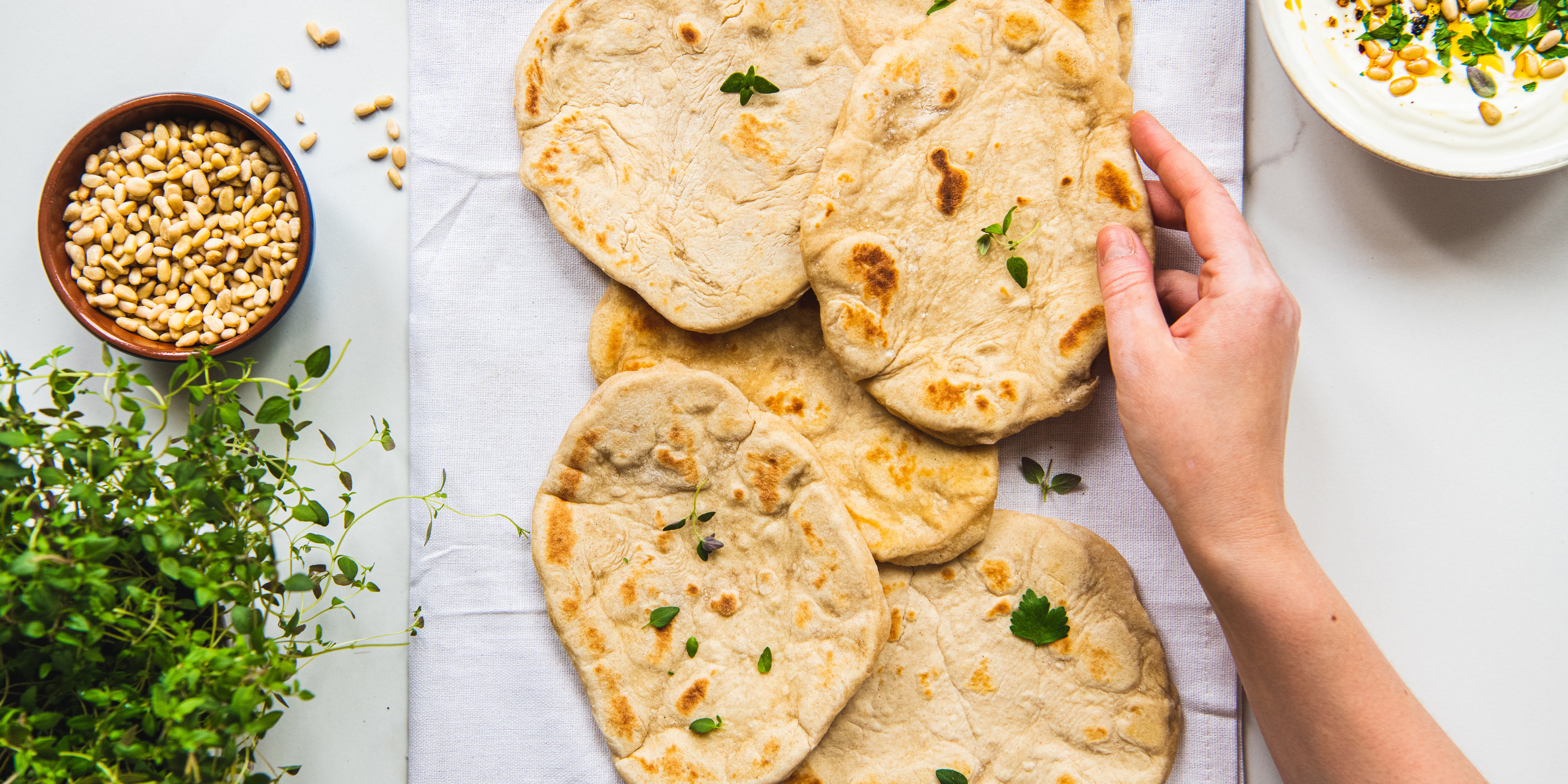 Kefir flatbread recipe Baking Mad