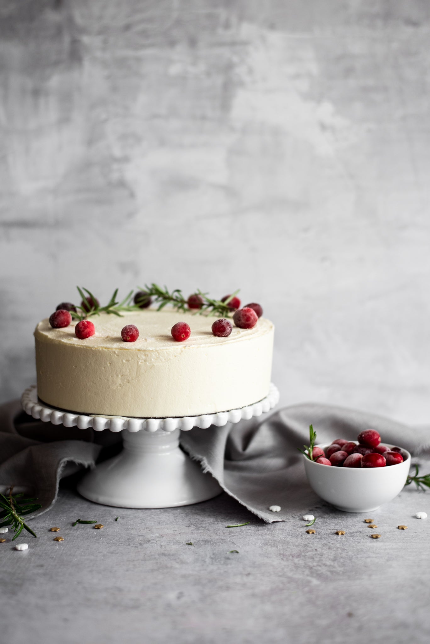 Snowy White Christmas Cake Recipe How to Make Snowy