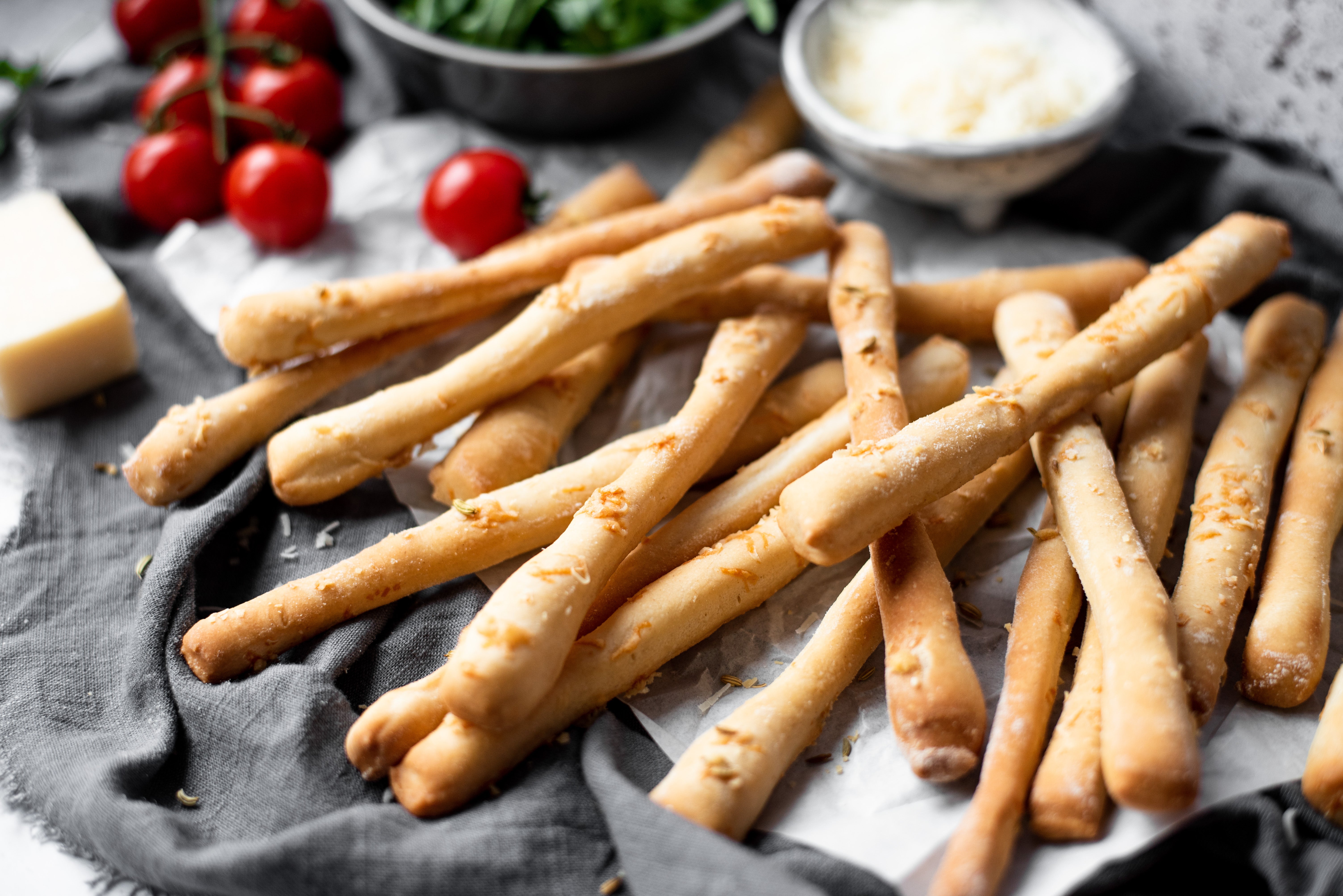 Fennel & Parmesan Breadsticks Recipe Baking Mad