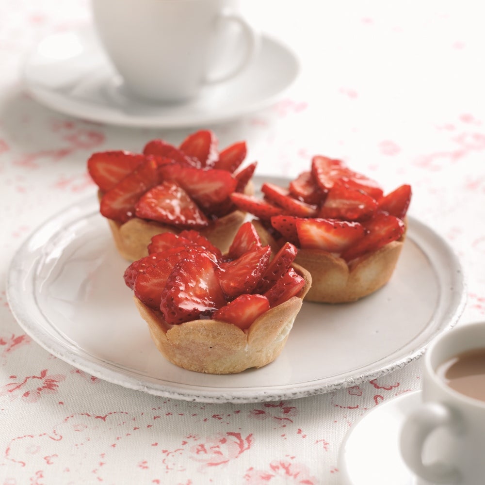 Glazed Strawberry Tarts Recipe Baking Mad Baking Mad