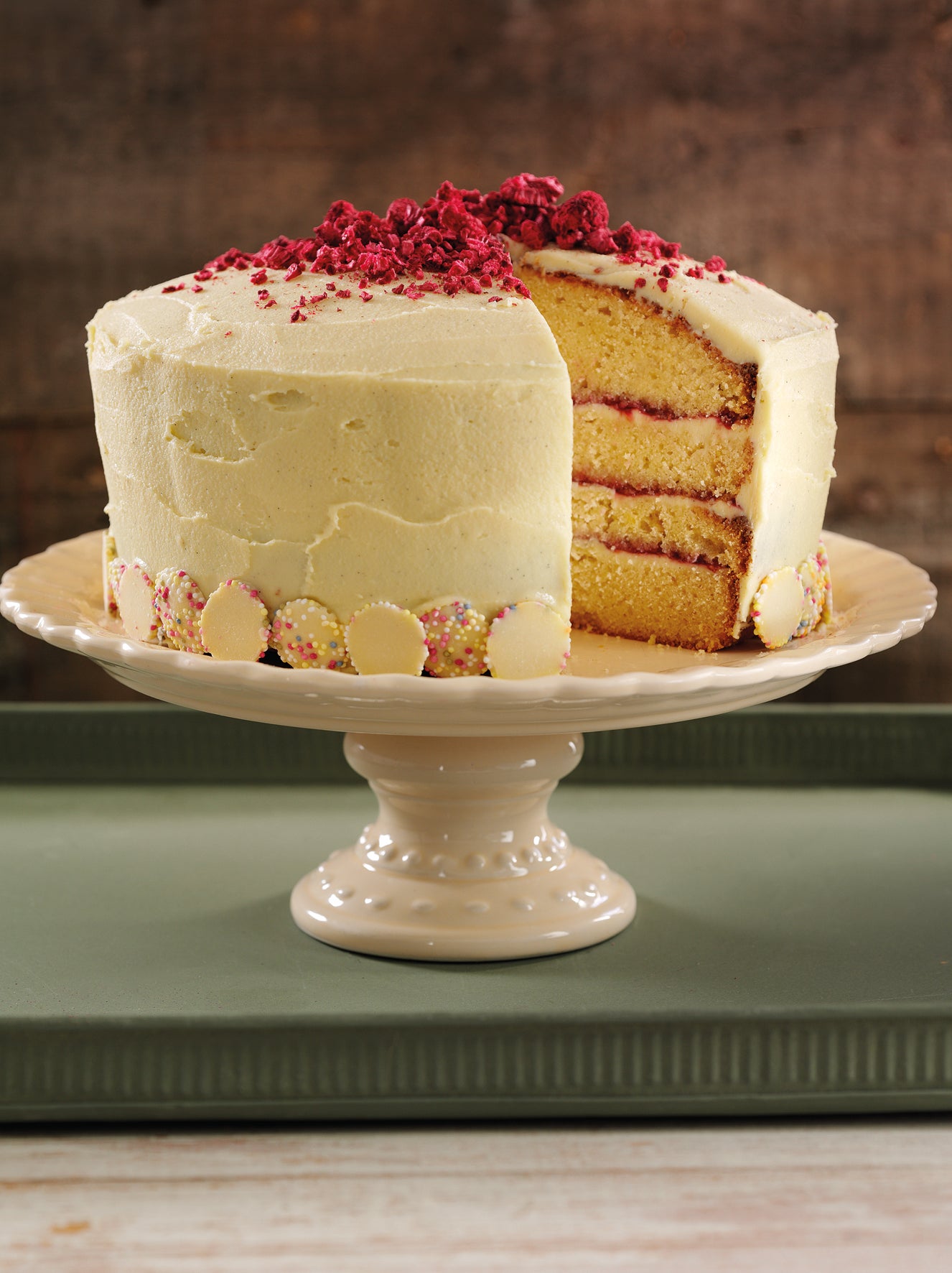 Vanilla Sponge Cake Roll with Berries - Life Made Sweeter