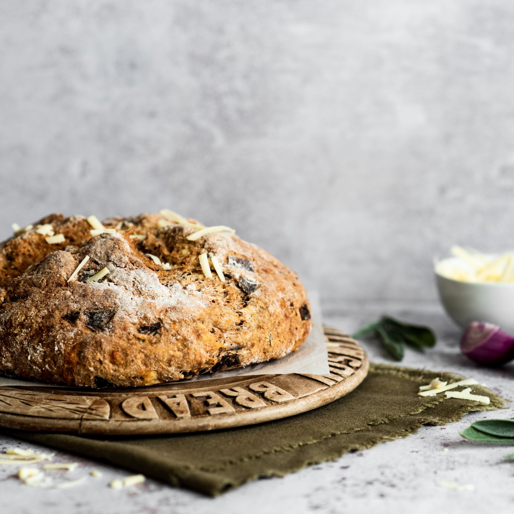 Cheese & Onion Soda Bread Recipe Baking Mad