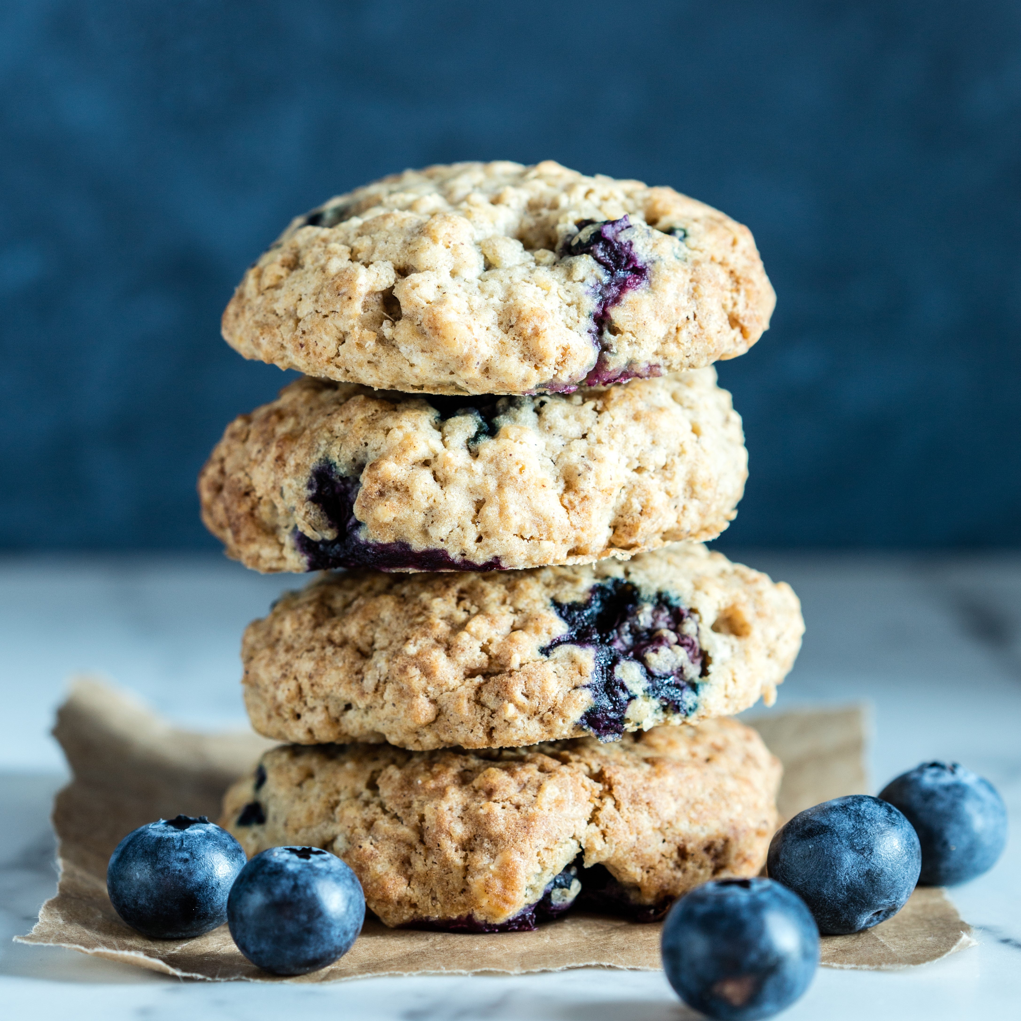 Blueberry Oat Cookies Recipe | How To Make Blueberry Oat Cookies