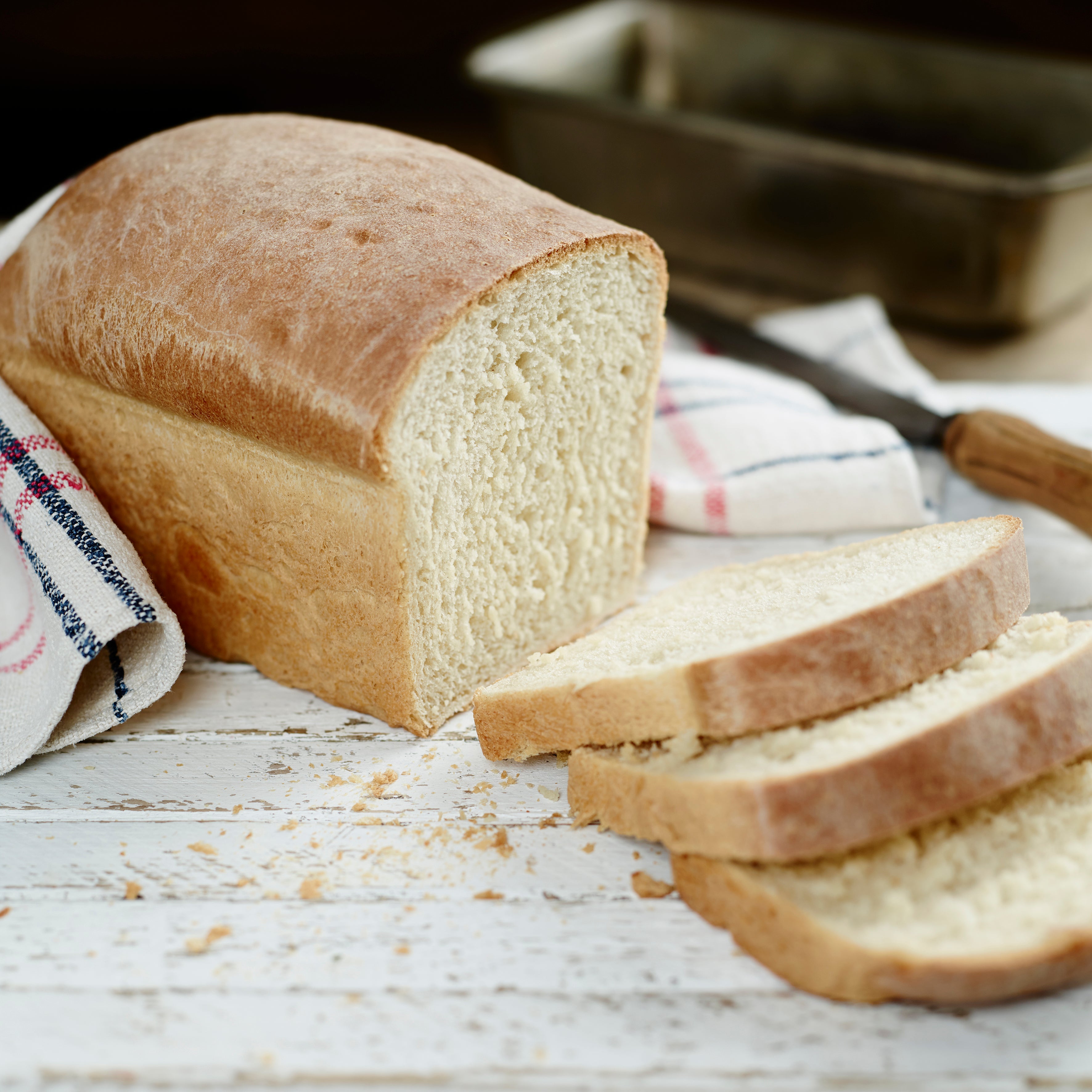 Classic White Bread Loaf | Baking Mad