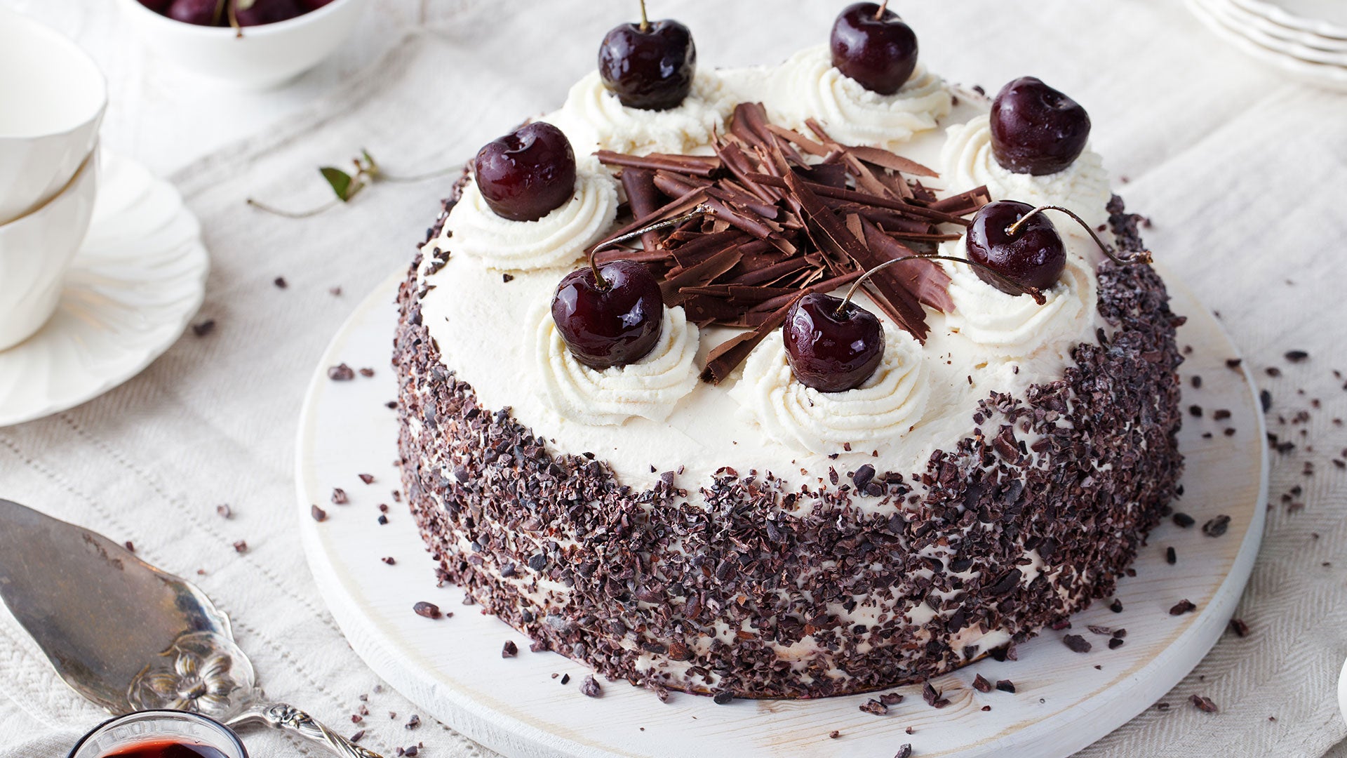 High Altitude Black Forest Cake - Curly Girl Kitchen