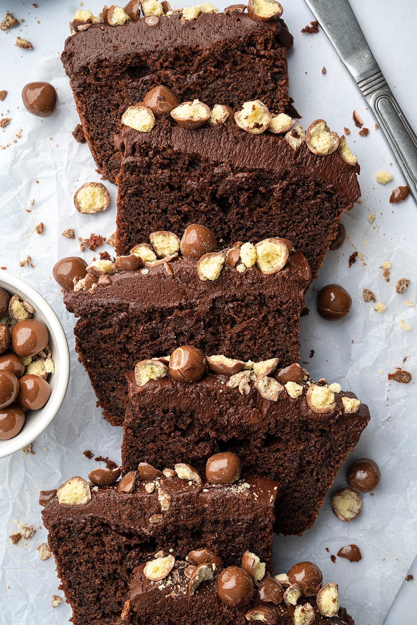 Gluten Free Malted Chocolate Loaf Cake Baking Mad Baking Mad