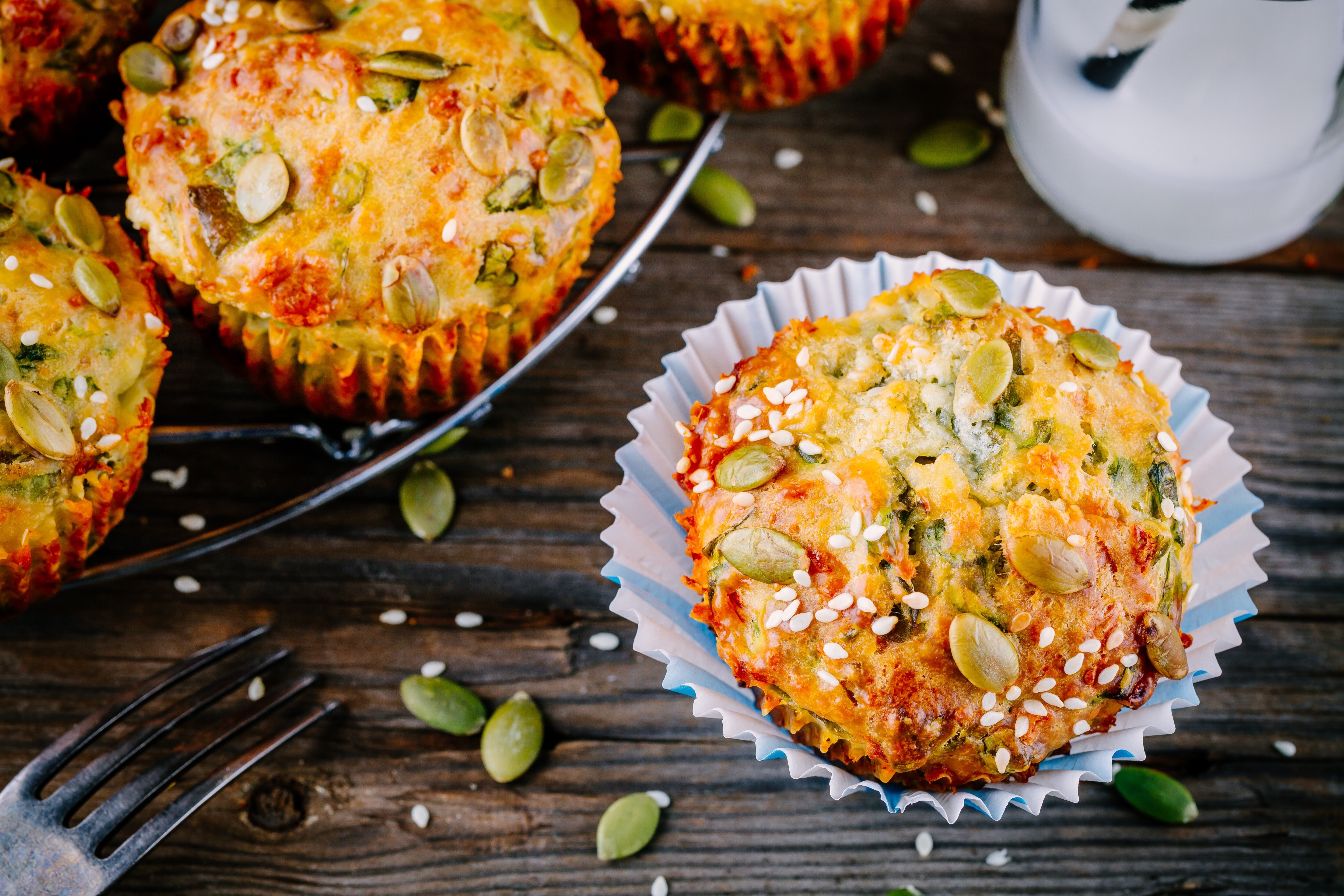 Broccoli &amp; Cheese Muffins | Baking Mad