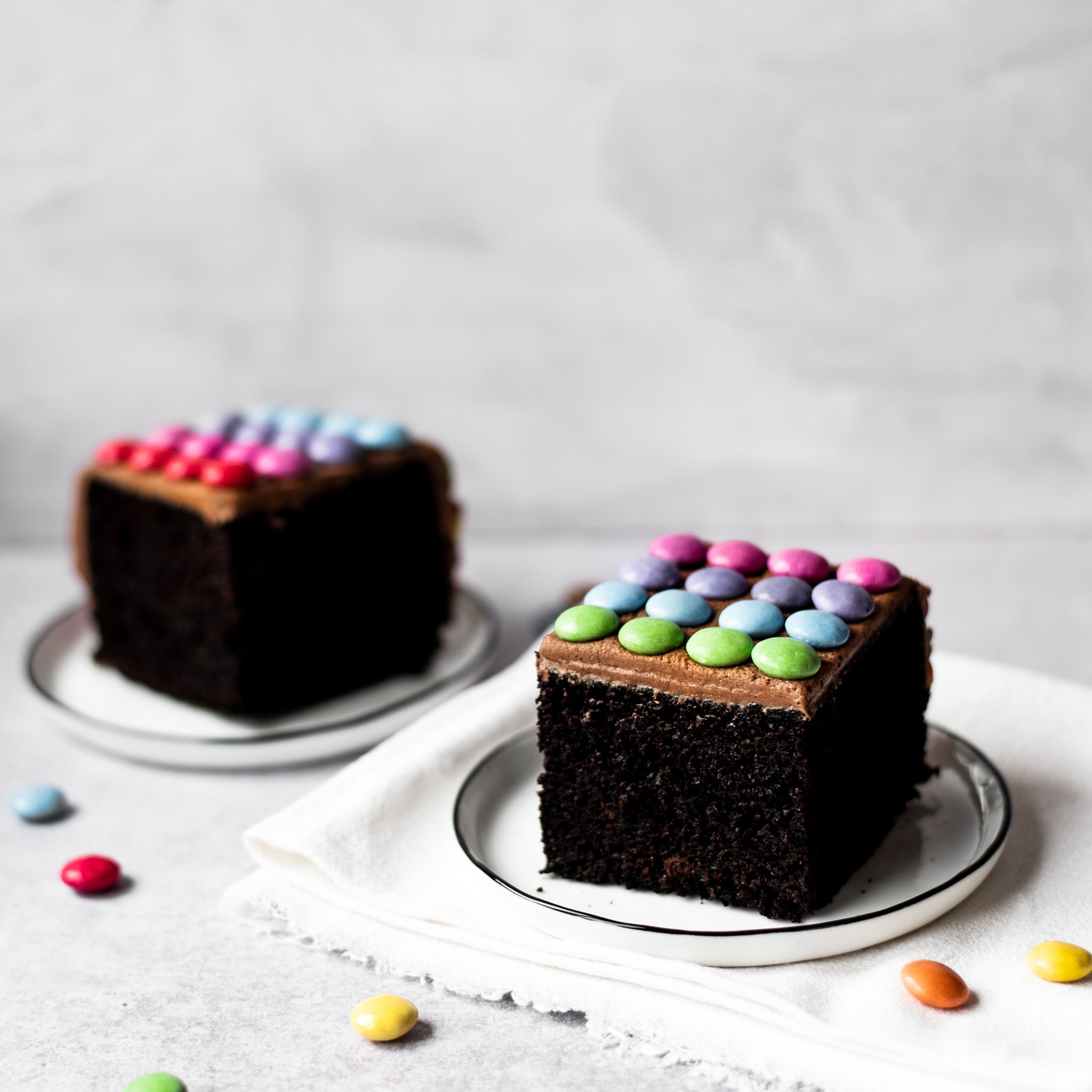 Chocolate Smarties Cake Recipe