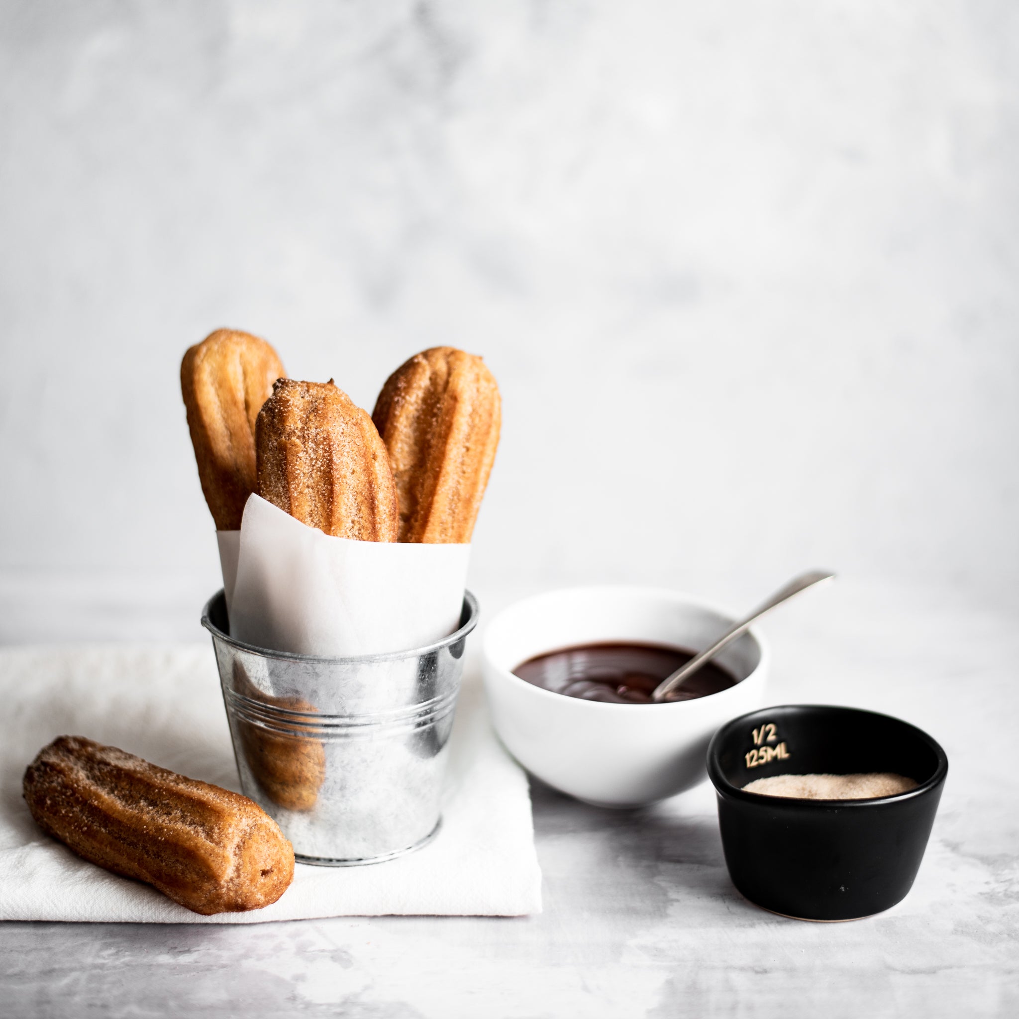 Baked Churros Recipe How To Make Baked Churros Baking Mad   Churros SQUARE 3 