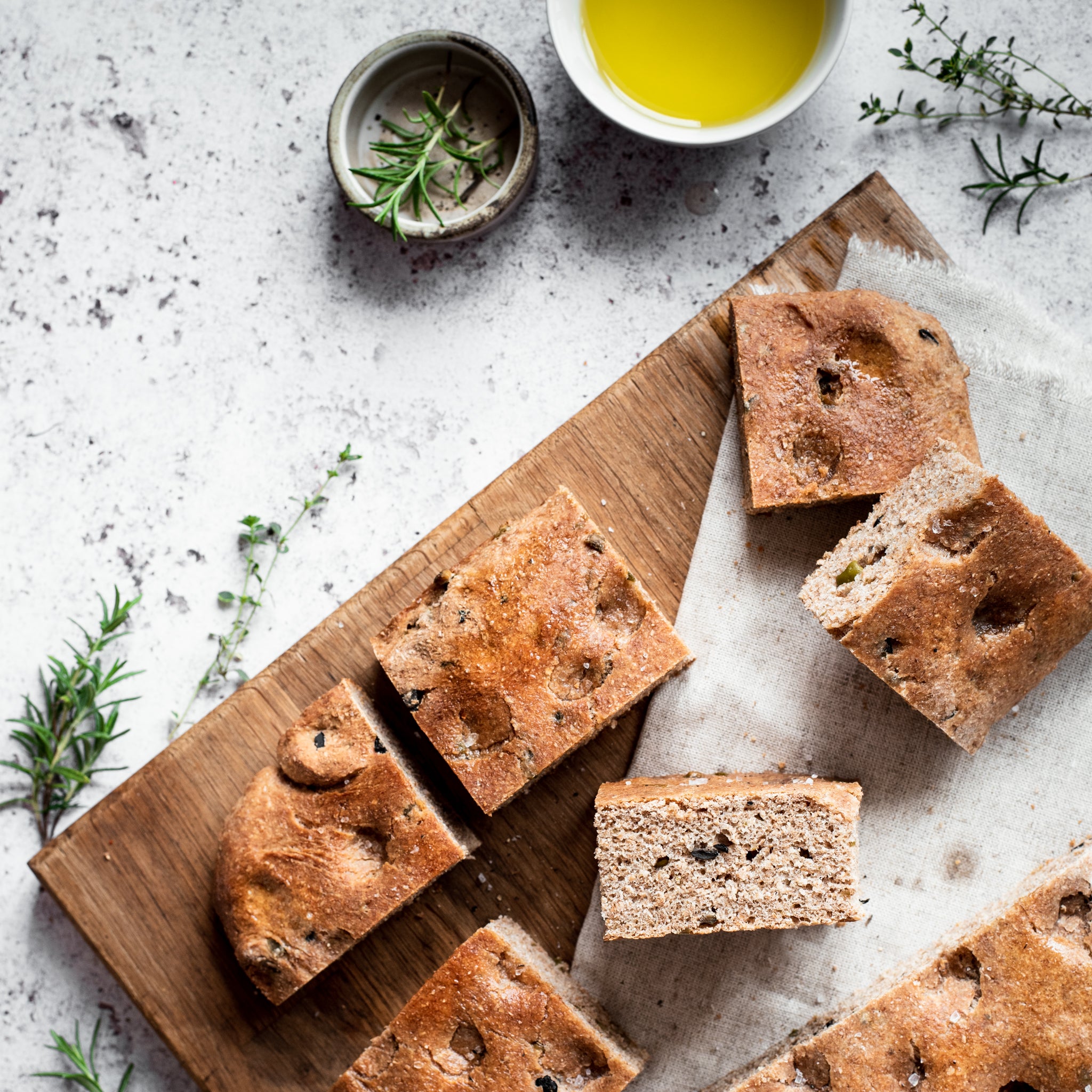 Olive Focaccia Recipe How to Make Olive Focaccia Bread Baking Mad