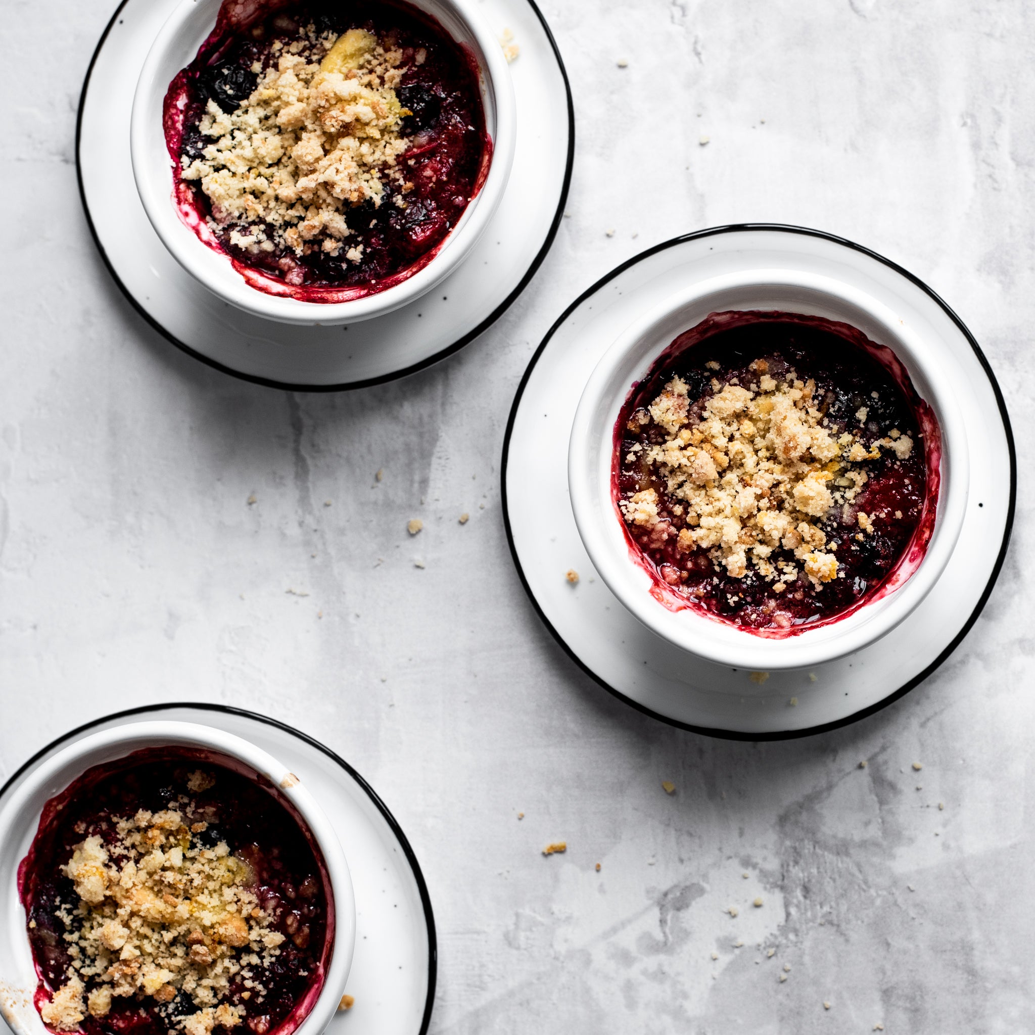 Strawberry and Blueberry Crumble Recipe