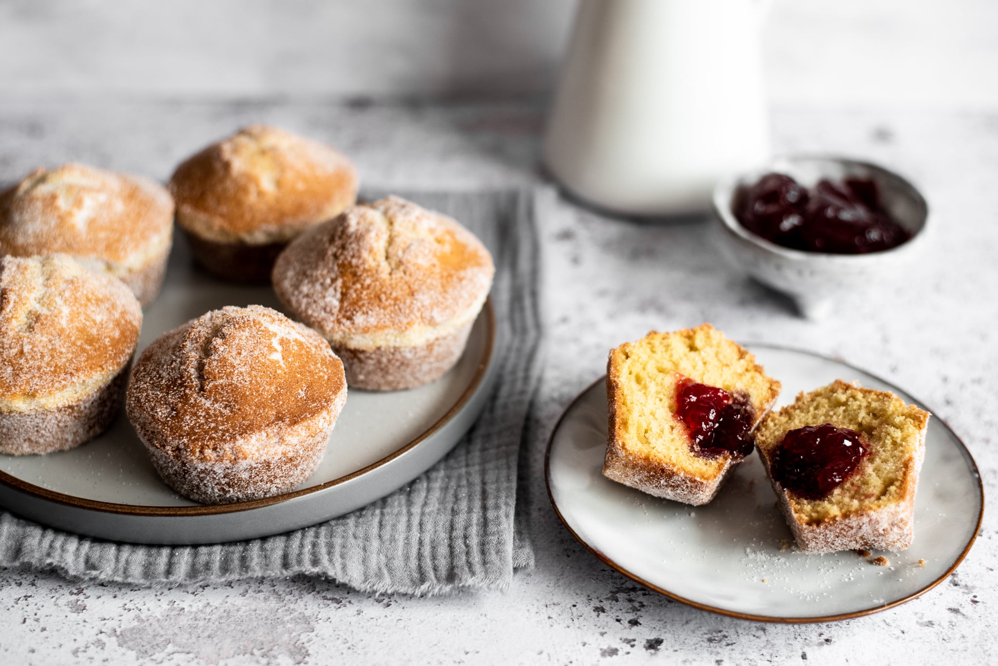 Jam Muffins How to Make Jam Muffins Baking Mad