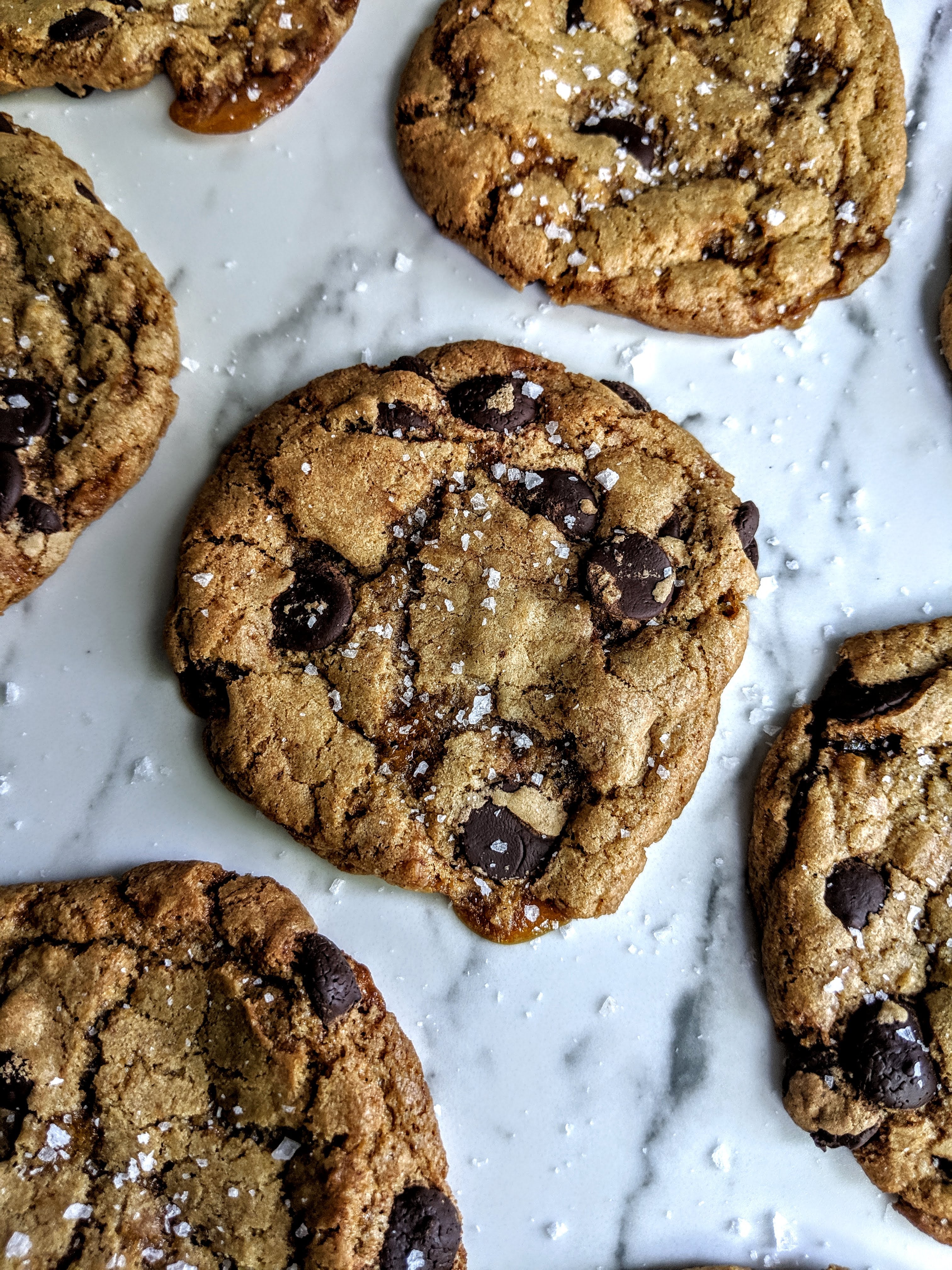 Salted Caramel Chocolate Chip Cookies