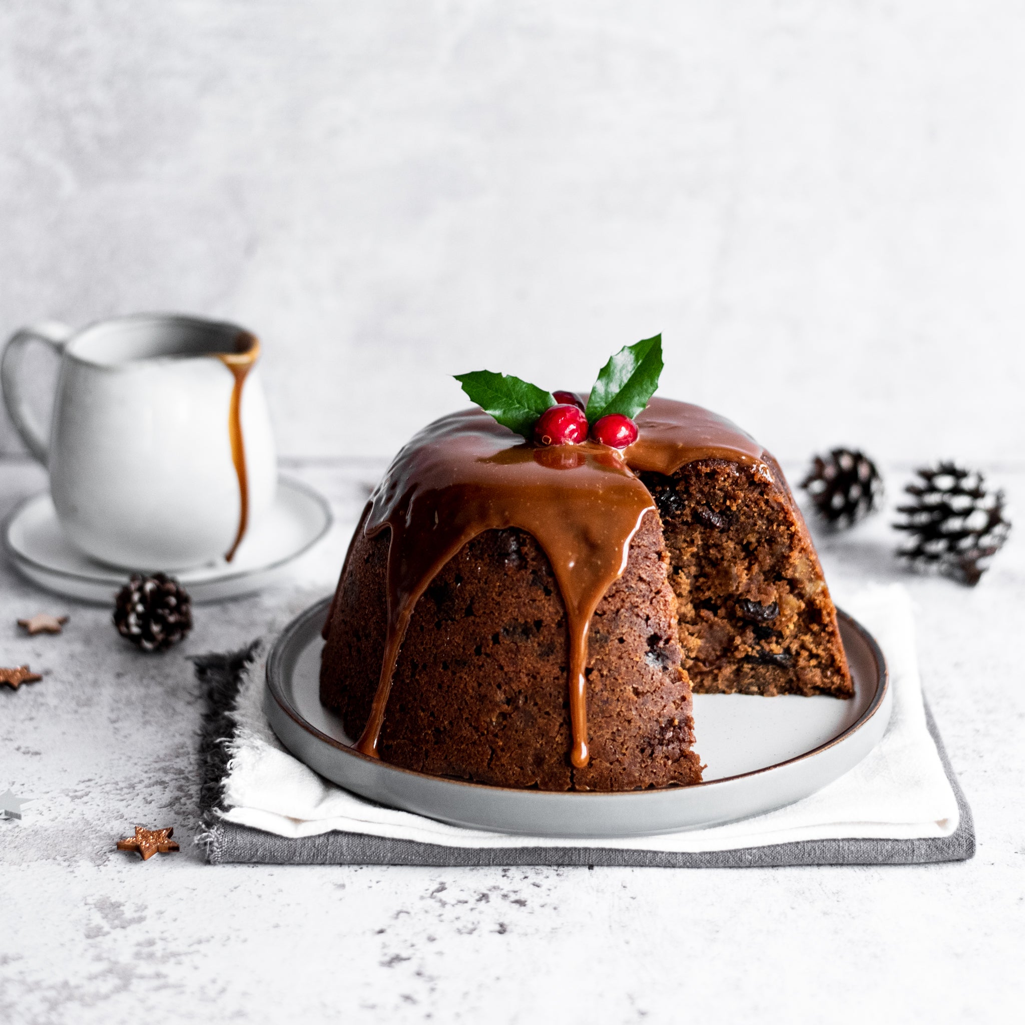 Biscoff Christmas Pudding | Baking Mad
