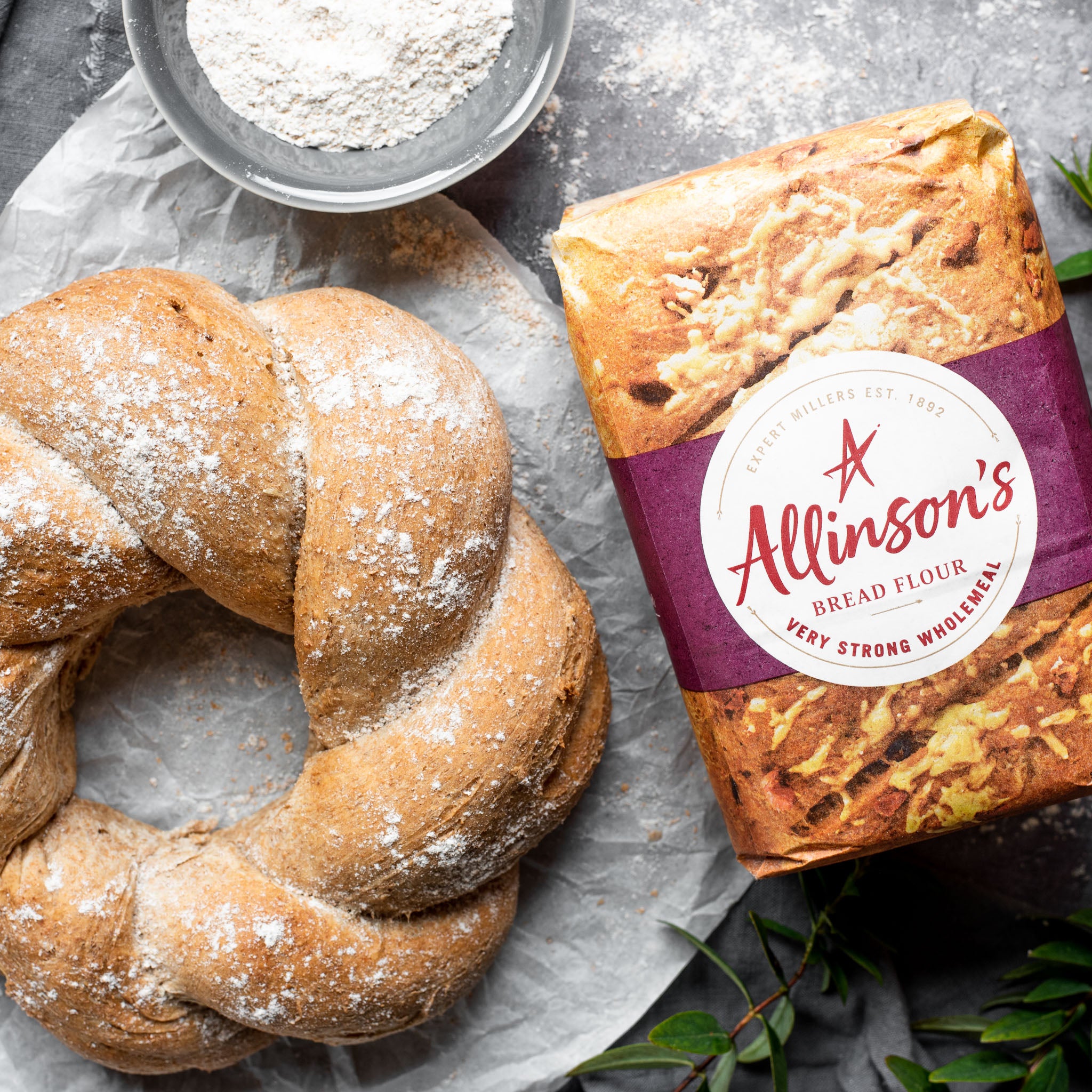 Wholemeal Wreath Baking Mad Baking Mad