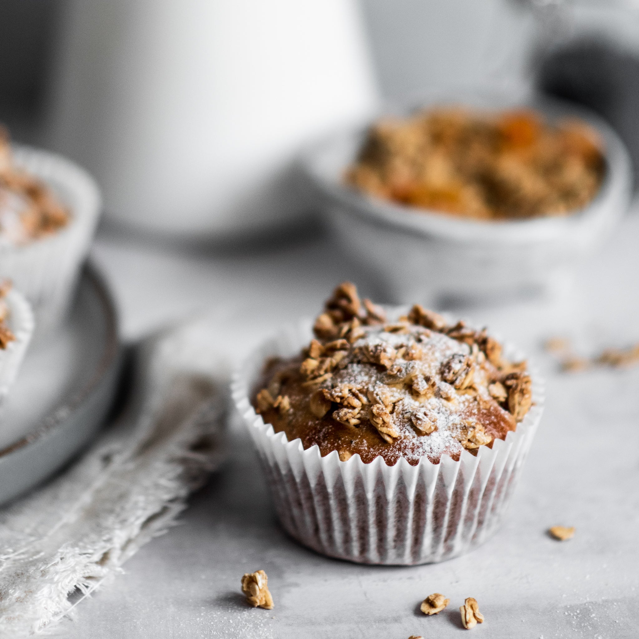 Easy Granola Muffins How to Make Easy Granola Muffins Baking Mad