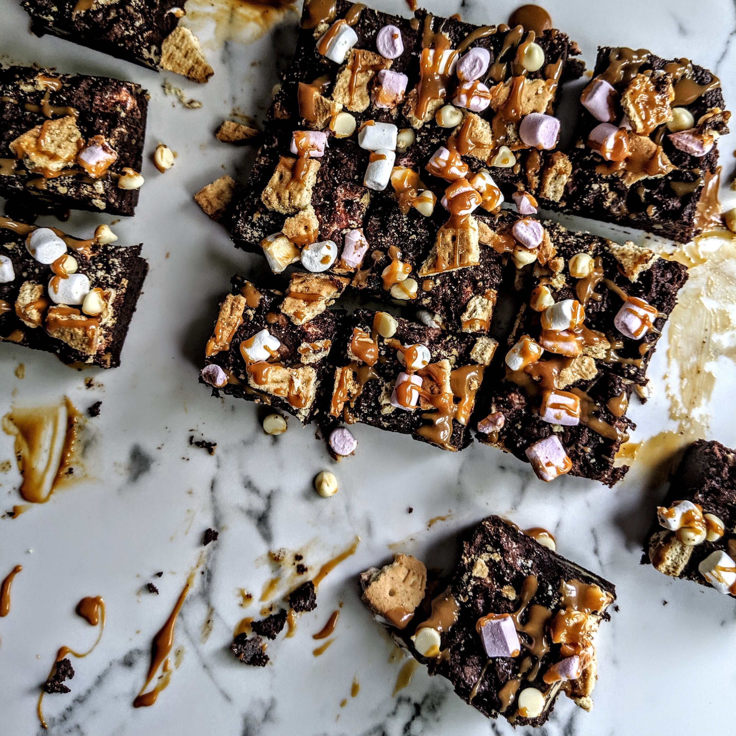 Rocky Road Brownie Recipe Easy Homemade Rocky Road Brownies Baking Mad